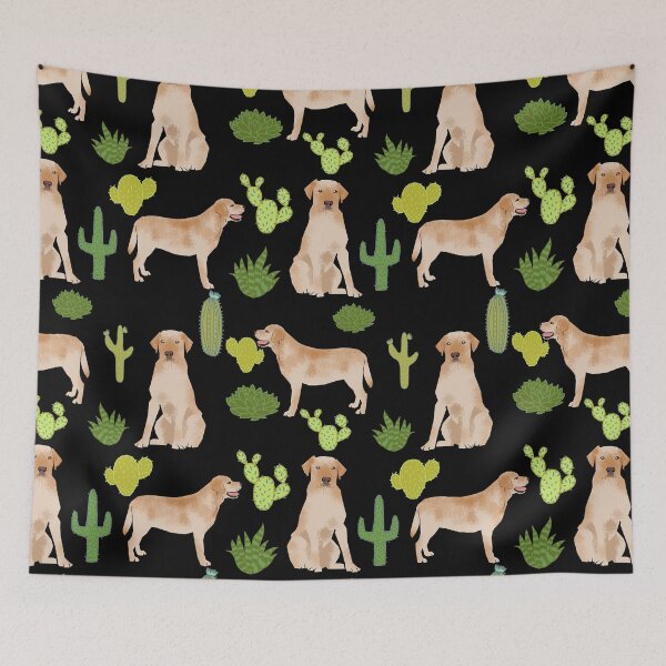 Item preview, Labrador Retriever yellow lab cute cactus southwest pet portrait dog breed desert by PetFriendly designed and sold by PetFriendly.
