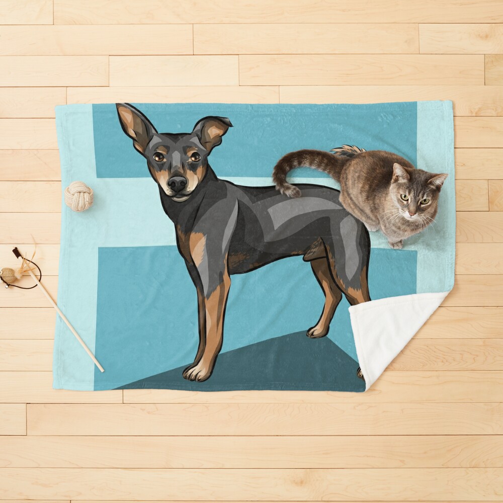 Miniature pinscher fashion art