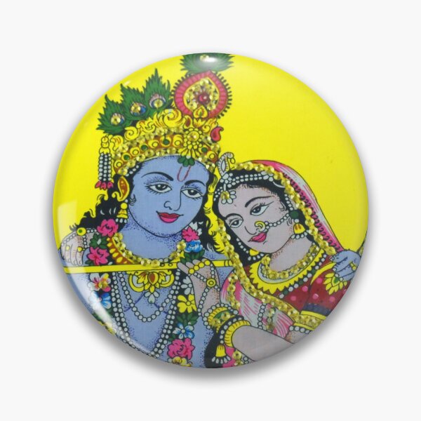 Artikelvorschau, Krishna und Radha Lord mit Flute Hare Krishna entworfen und verkauft von tanabe.