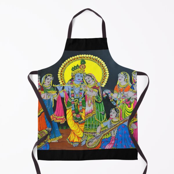Item preview, Krishna and Radha Lord with Flute Hare Krishna designed and sold by tanabe.