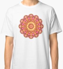 Be Free Mandala in Pink, Yellow and Purple Classic T-Shirt