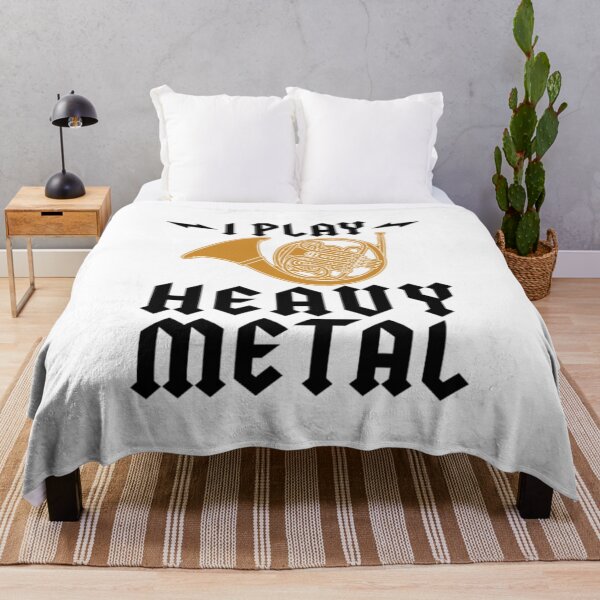 Artikelvorschau, Musik Shirt Ich spiele Heavy Metal French Horn entworfen und verkauft von TanHoiBNe.