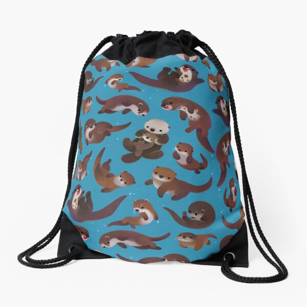 Black Skimmer skimming Drawstring Bag for Sale by bigeffinbee