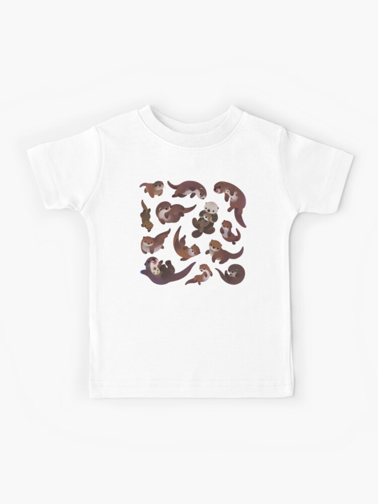 Kids T-Shirt, Otter designed and sold by pikaole
