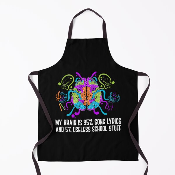 Item preview, My Brain Is 95 Song Lyrics 20 School Stuff designed and sold by TanHoiBNe.