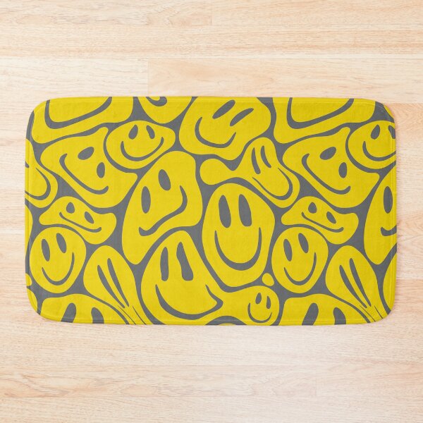 Item preview, Acid Melting Smiles | Liquid Smiley Faces| Preppy Marigold Yellow and Gray Color | Pet Collars Summer Style  designed and sold by PEARROT.