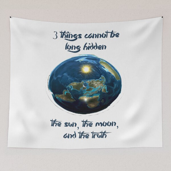 Item preview, Buddha Quote - Flat Earth designed and sold by flatearthtalk.