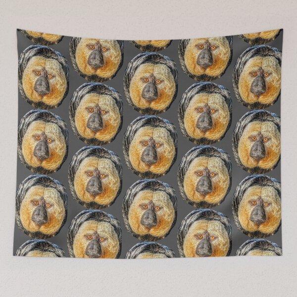 Item preview, Magical face of a male White-faced Saki monkey designed and sold by Dalyndigital Photography.