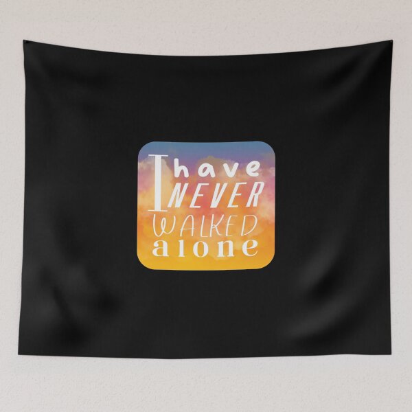 Item preview, I Have Never Walked Alone Racerback Tank Top designed and sold by maudie8qvr.
