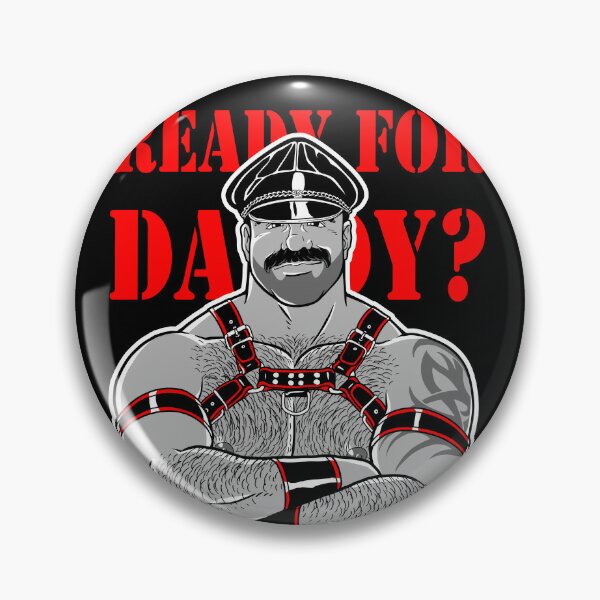READY FOR DADDY - RED DETAILS Pin