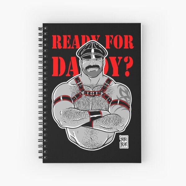READY FOR DADDY - RED DETAILS Spiral Notebook