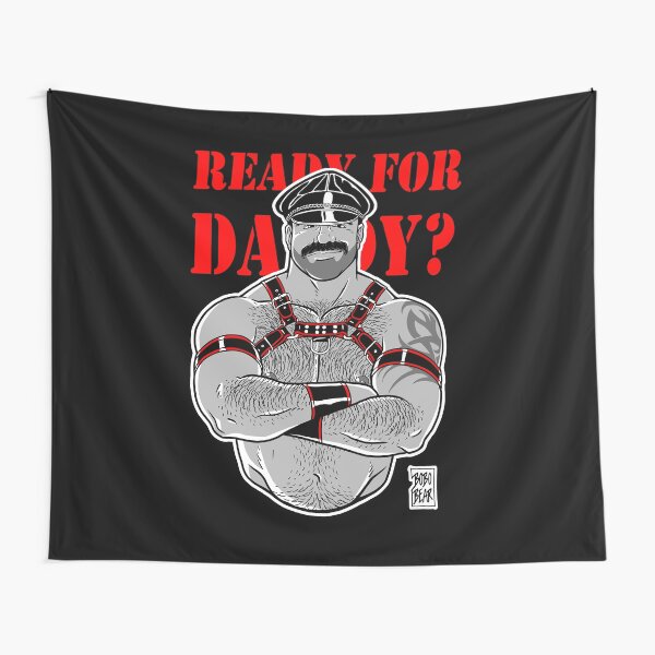 READY FOR DADDY - RED DETAILS Tapestry
