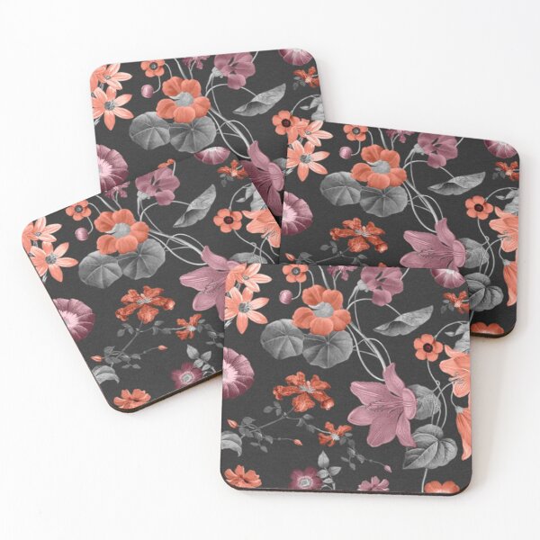 Item preview, Retro flower pattern phone wallpaper, vintage botanical background, remix from the artwork designed and sold by mj200.