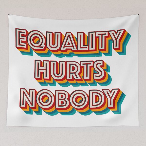 Item preview, Equality Hurts Nobody designed and sold by Texterns.