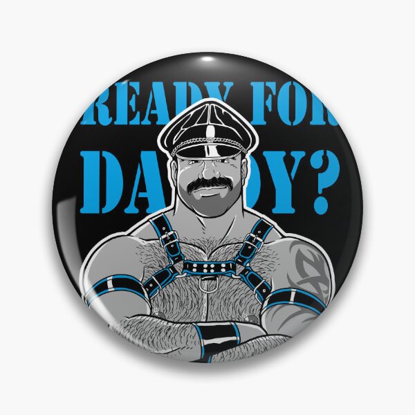 READY FOR DADDY - BLUE DETAILS Pin
