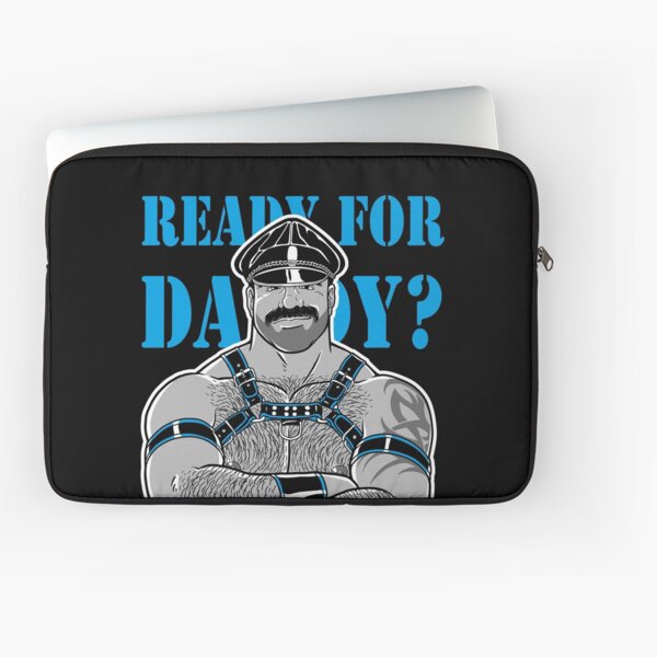 READY FOR DADDY - BLUE DETAILS Laptop Sleeve