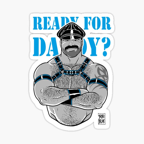 READY FOR DADDY - BLUE DETAILS Sticker