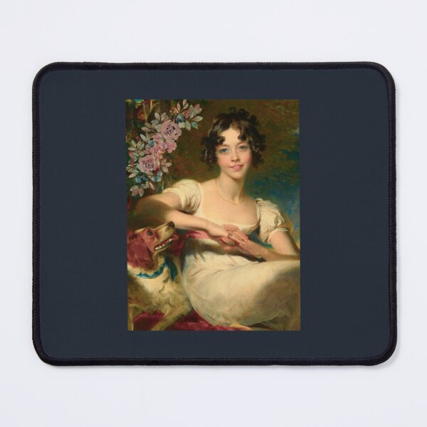 Item preview, Pretty girl and her dog digital art designed and sold by ZelfyNazary.