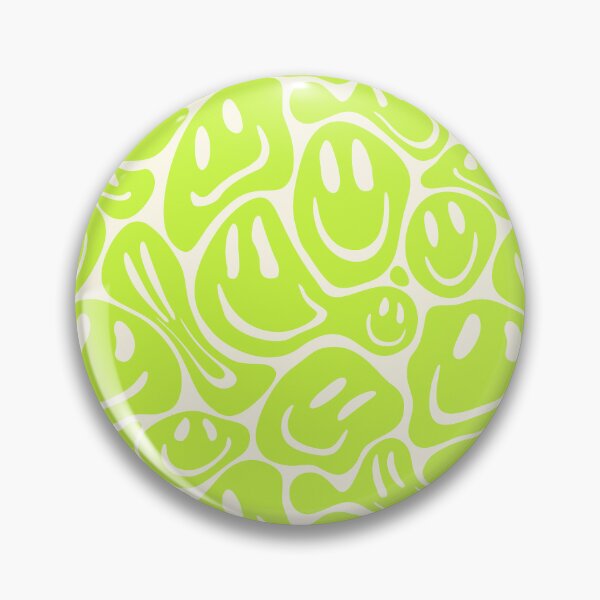 Item preview, Acid Melting Smiles | Liquid Smiley Faces | Preppy Acid Green Color | Pet Collars Summer Style  designed and sold by PEARROT.