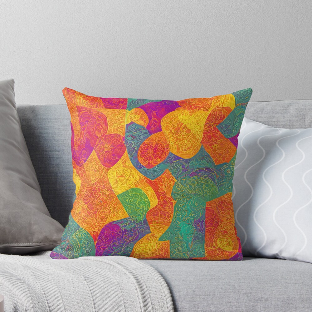 Aperçu de l'œuvre Coussin créée et vendue par aya-pattern.