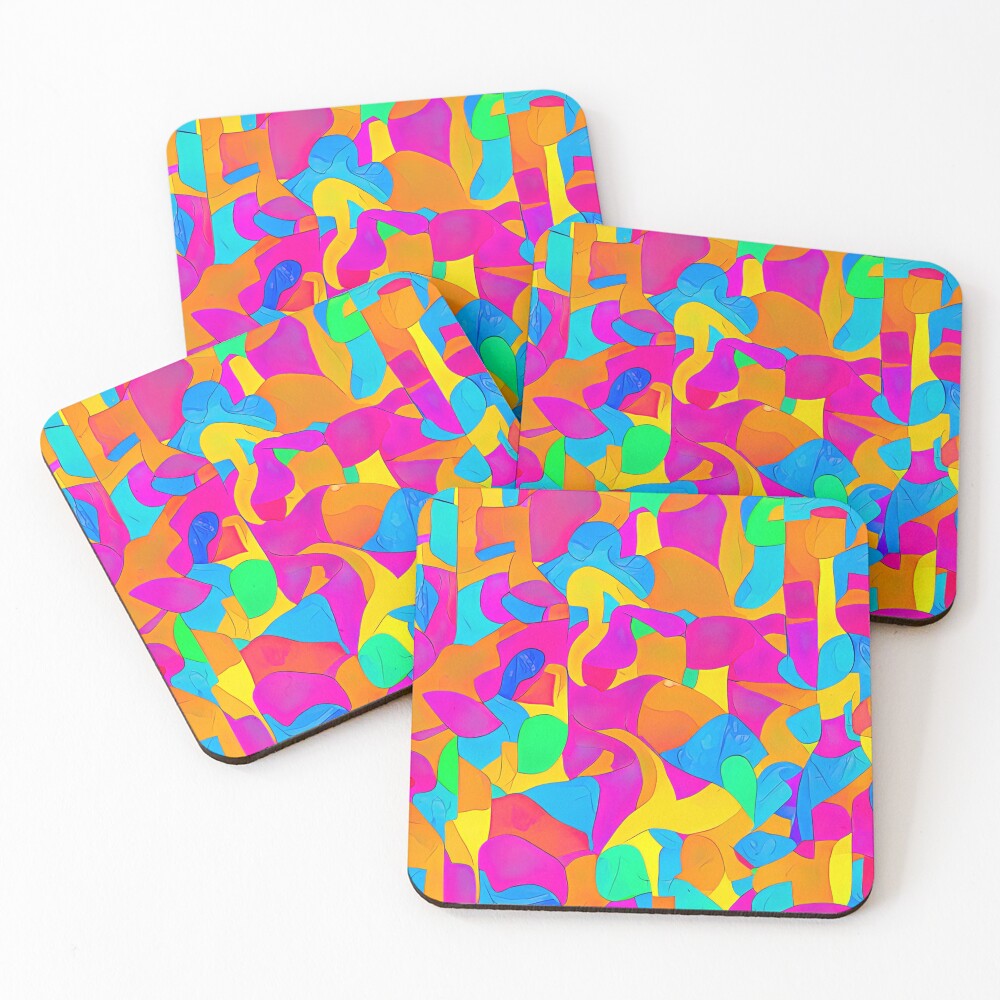 Artikel-Vorschau von Untersetzer (4er Set), designt und verkauft von aya-pattern.