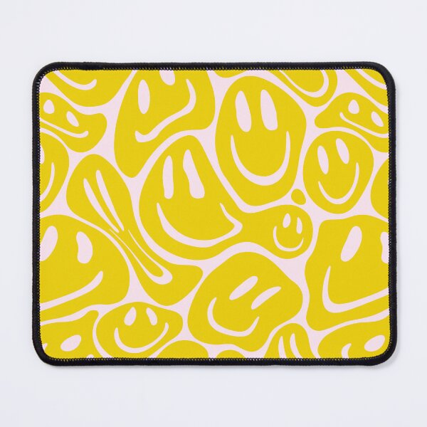 Item preview, Acid Melting Smiles | Liquid Smiley Faces| Preppy Marigold Yellow and Pink Color | Pet Collars Summer Style  designed and sold by PEARROT.