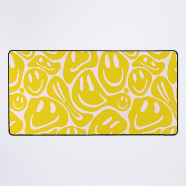 Item preview, Acid Melting Smiles | Liquid Smiley Faces| Preppy Marigold Yellow and Pink Color | Pet Collars Summer Style designed and sold by PEARROT.