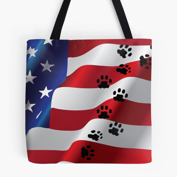 Item preview, US dog paw bandana designed and sold by Cloud7Stickers ..
