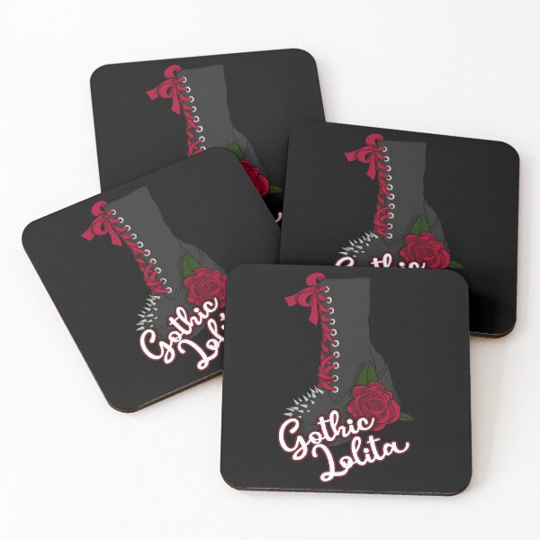 Item preview, Gothic Lolita Boot | Red Rose Retro 50s Slogan designed and sold by JessicaAmber.