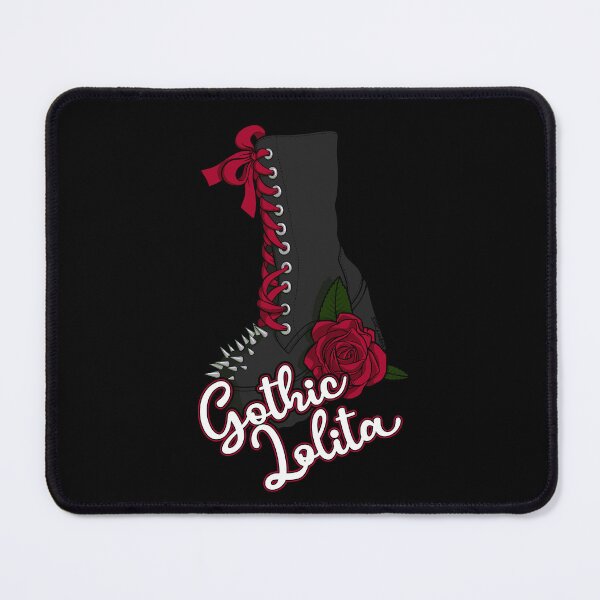 Item preview, Gothic Lolita Boot | Red Rose Retro 50s Slogan designed and sold by JessicaAmber.