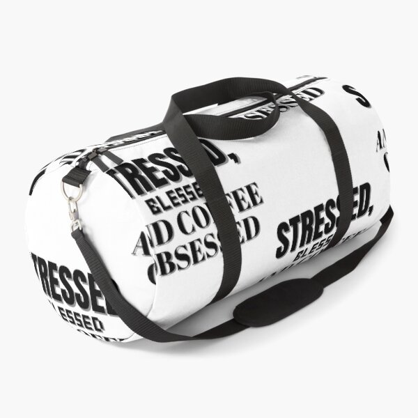 Item preview, Stressed Blessed and Coffee Obsessed designed and sold by BookOfE.