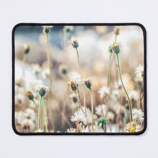 Item preview, Sunny Summer white field of flowers Aesthetic Wallpaper designed and sold by Levated.