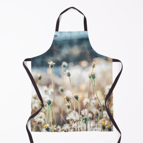 Item preview, Sunny Summer white field of flowers Aesthetic Wallpaper designed and sold by Levated.