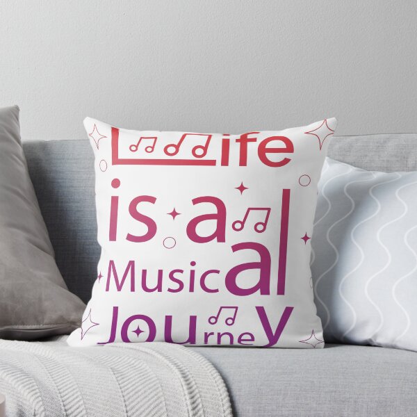 Item preview, Life is a musical journey motivational text art designed and sold by feel-free-store.