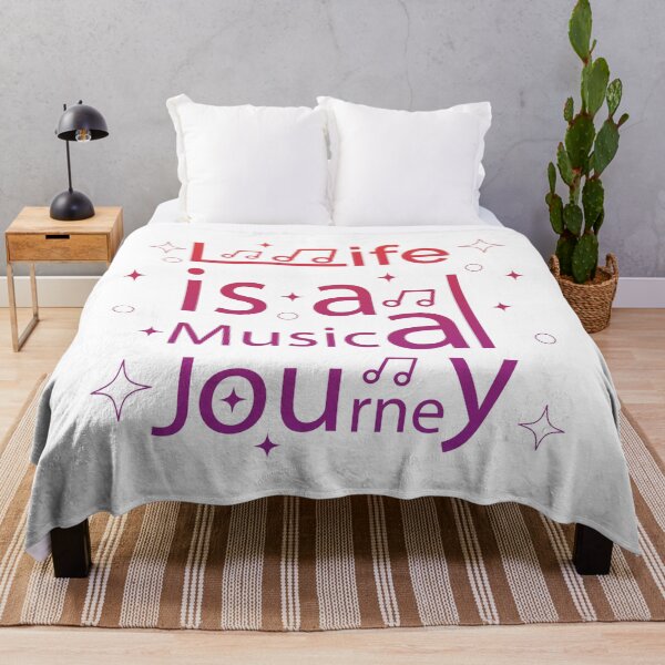 Item preview, Life is a musical journey motivational text art designed and sold by feel-free-store.