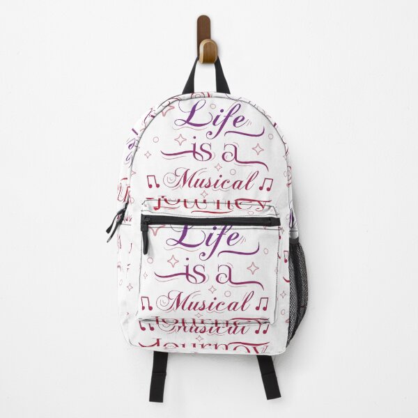 Item preview, Life is a musical journey motivational text art designed and sold by feel-free-store.