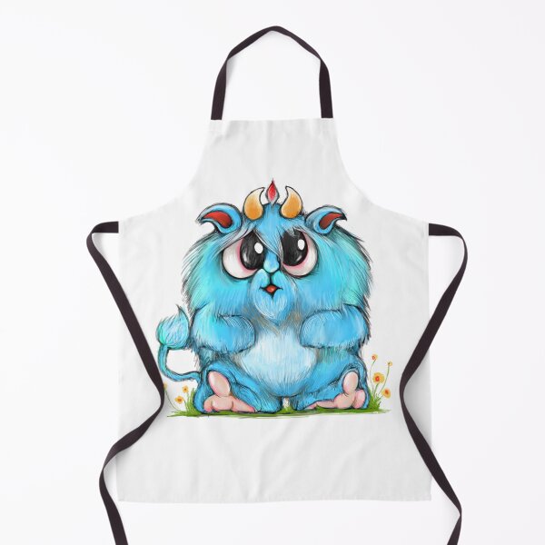 Item preview, Icy Monty, Cute monster with magical powers designed and sold by AnadinArtwork.