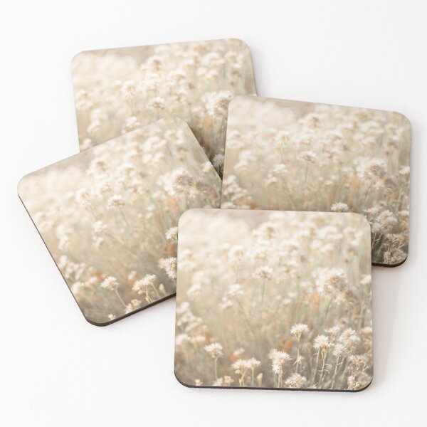 Item preview, Sunny Summer white field of flowers Aesthetic Wallpaper designed and sold by Levated.