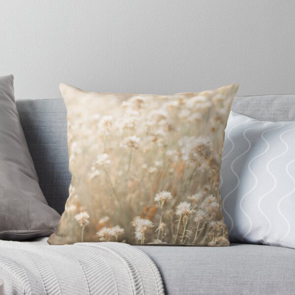 Item preview, Sunny Summer white field of flowers Aesthetic Wallpaper designed and sold by Levated.