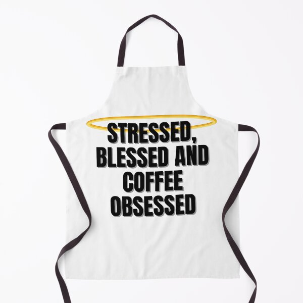 Item preview, Stressed Blessed and Coffee Obsessed designed and sold by BookOfE.