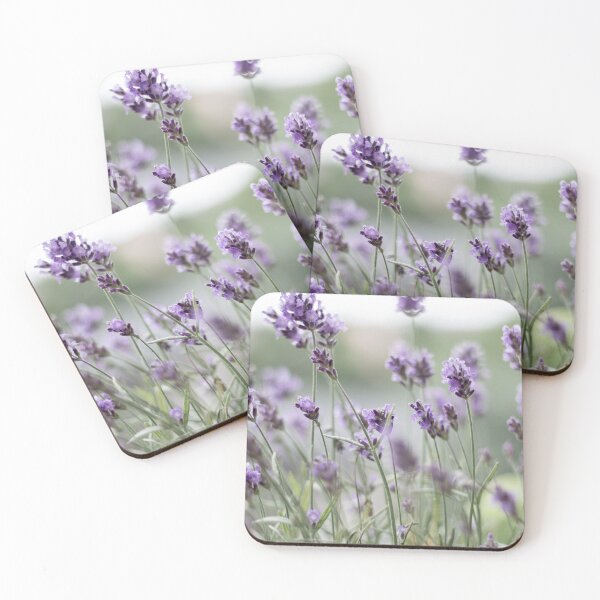 Item preview, Sunny Summer purple Lavender field of flowers Aesthetic Wallpaper designed and sold by Levated.