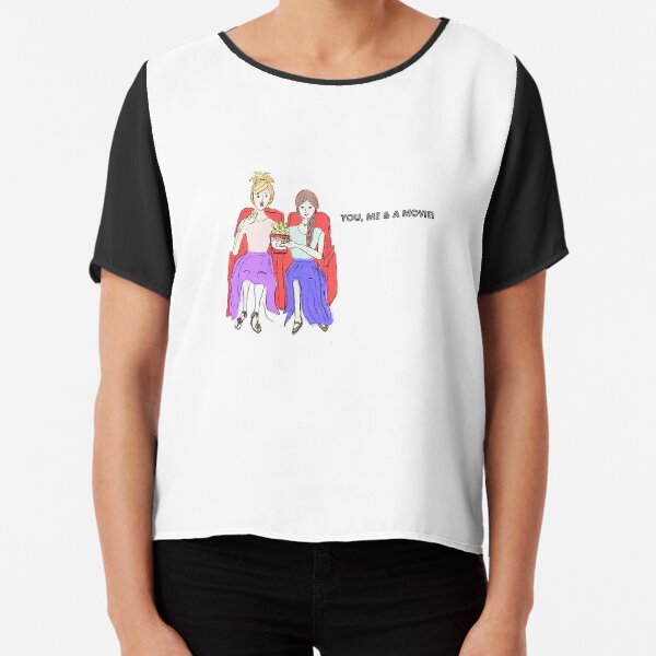 You Me & A Movie Chiffon Top