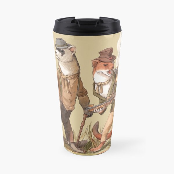 Steampunk Weasels Travel Mug
