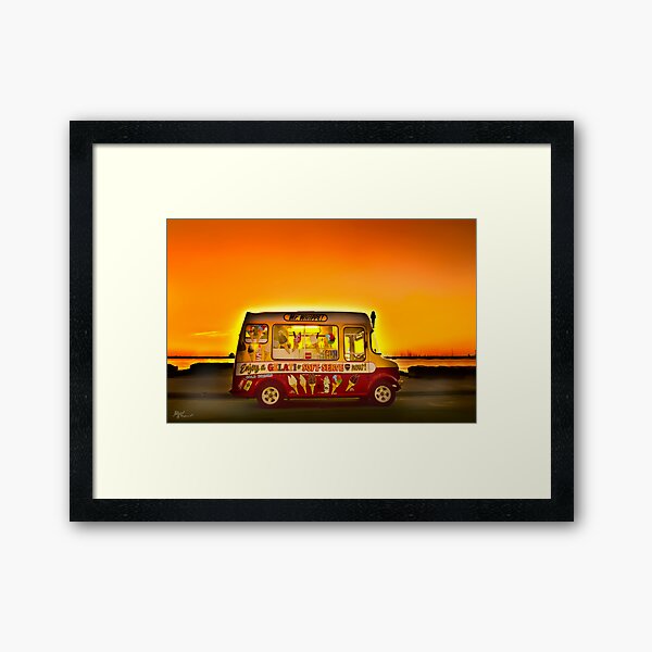 Mr Whippy Framed Art Print