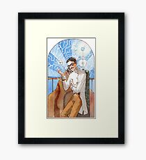 Nikola Tesla - The Magician Framed Print