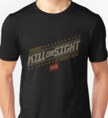 Kill On Sight (Red Version) Slim Fit T-Shirt