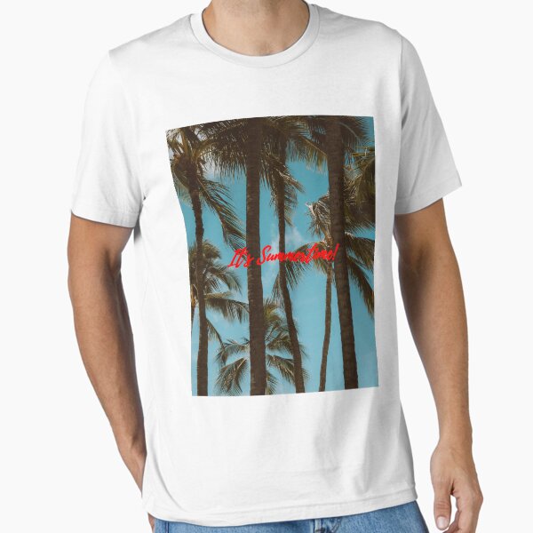 It's Summertime! Palms and Sea Essential T-Shirt