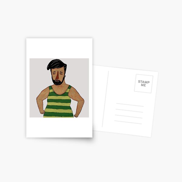 Vista previa del artículo con la obra «Hombre gordo», diseñado y vendido por Barley18.