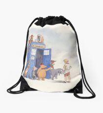Doctor Pooh Drawstring Bag