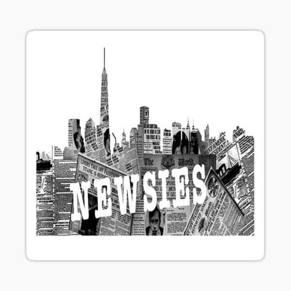 "newsies Newspapers" Sticker by Redbubble